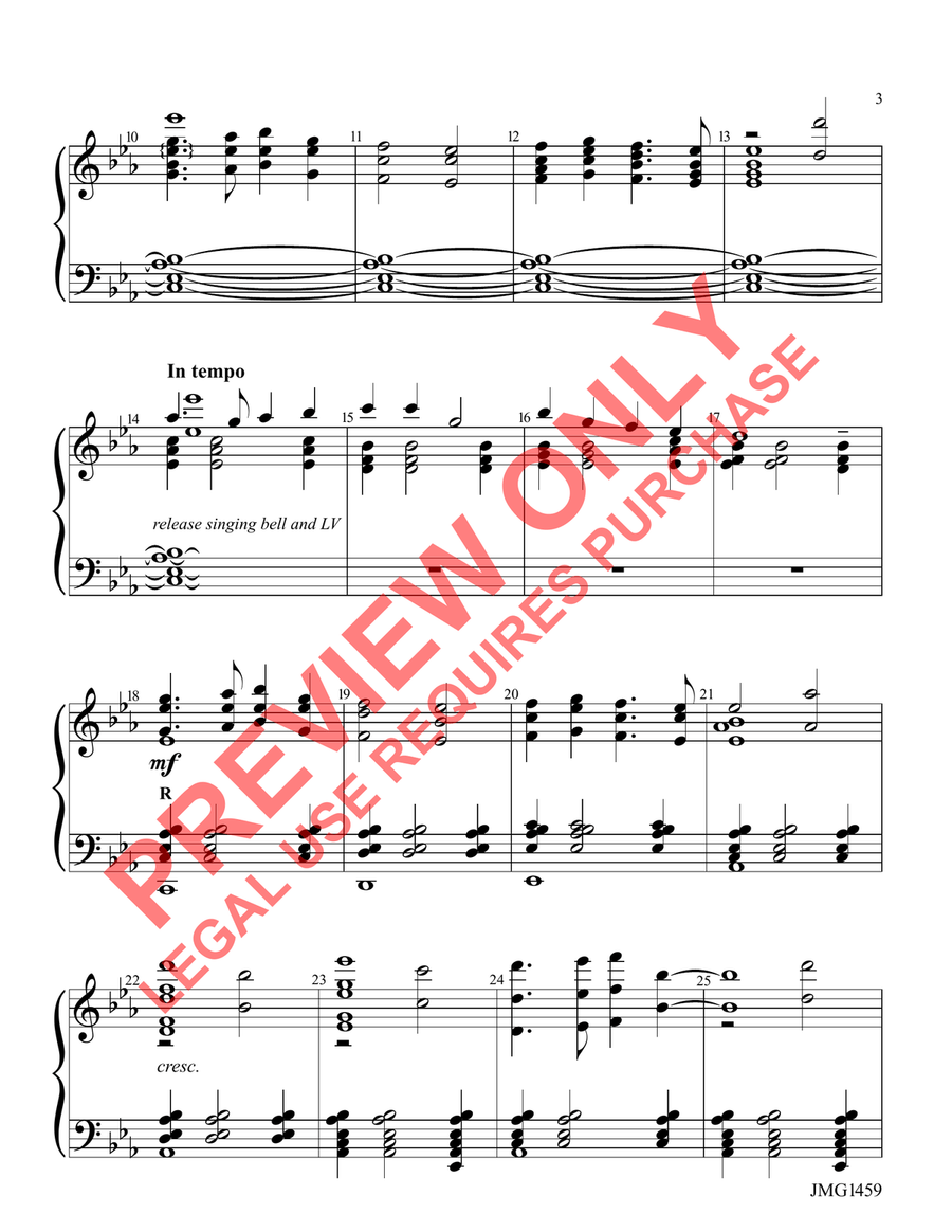 In the Bleak Midwinter 5-Octaves - Sheet Music page 3