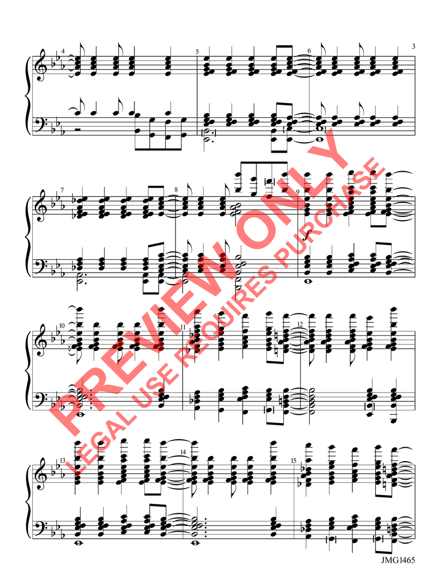 With Hearts and Hands and Voices Handbell Choir scores gallery preview page 3