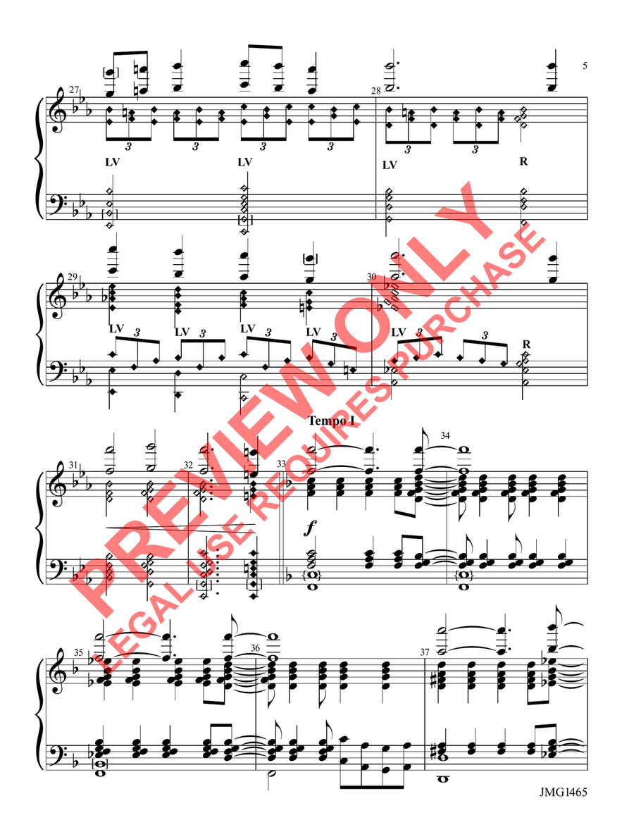 With Hearts and Hands and Voices Handbell Choir scores gallery preview page 5