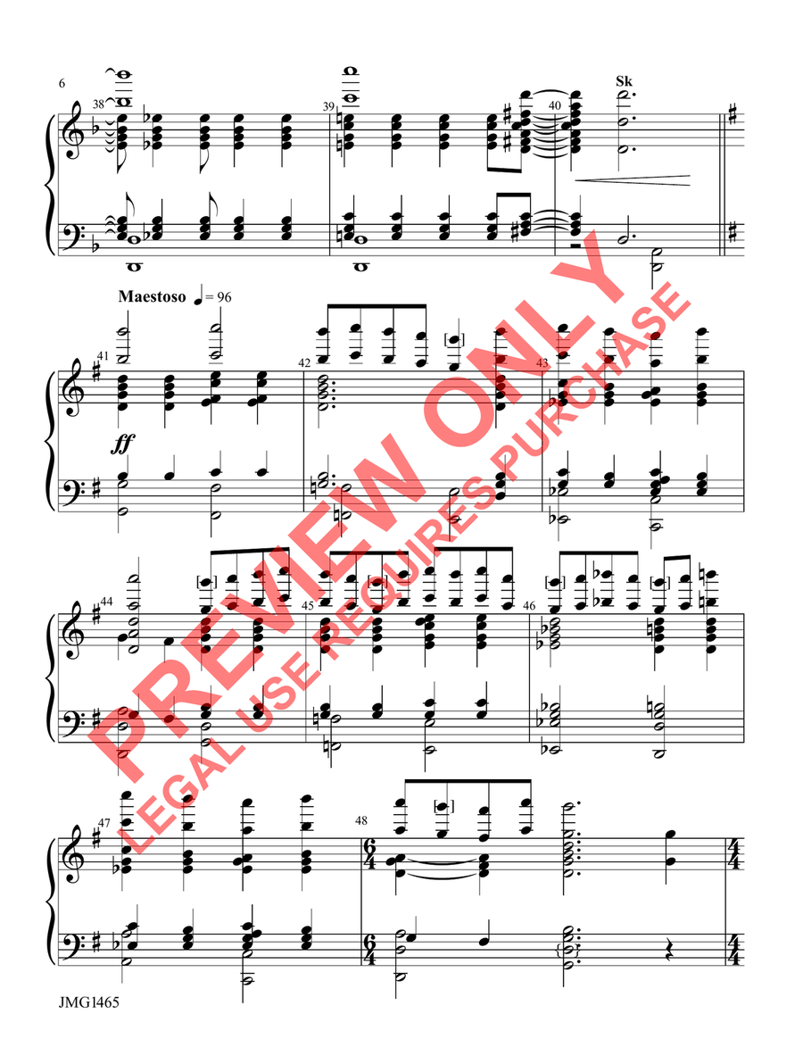 With Hearts and Hands and Voices Handbell Choir scores gallery preview page 6