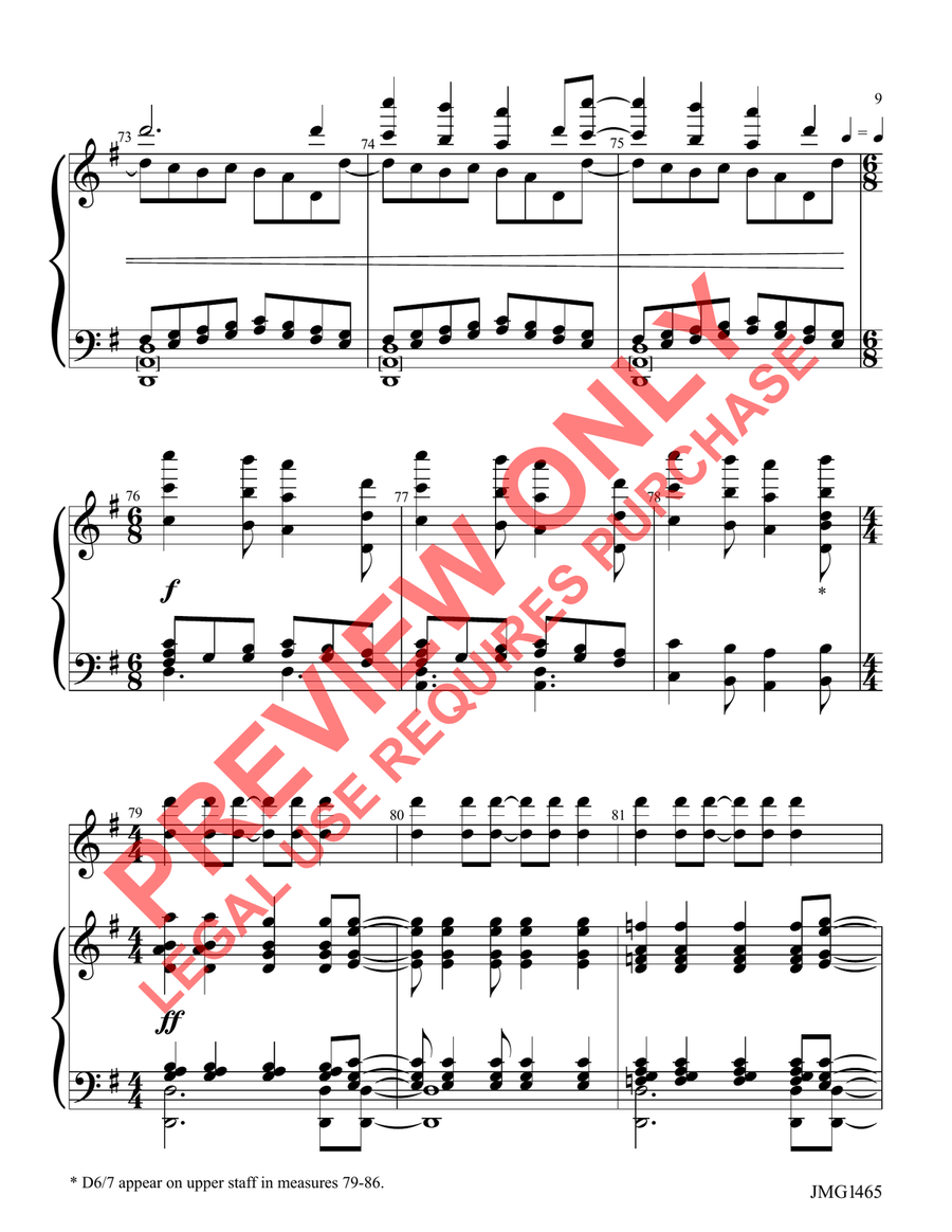 With Hearts and Hands and Voices Handbell Choir scores gallery preview page 9