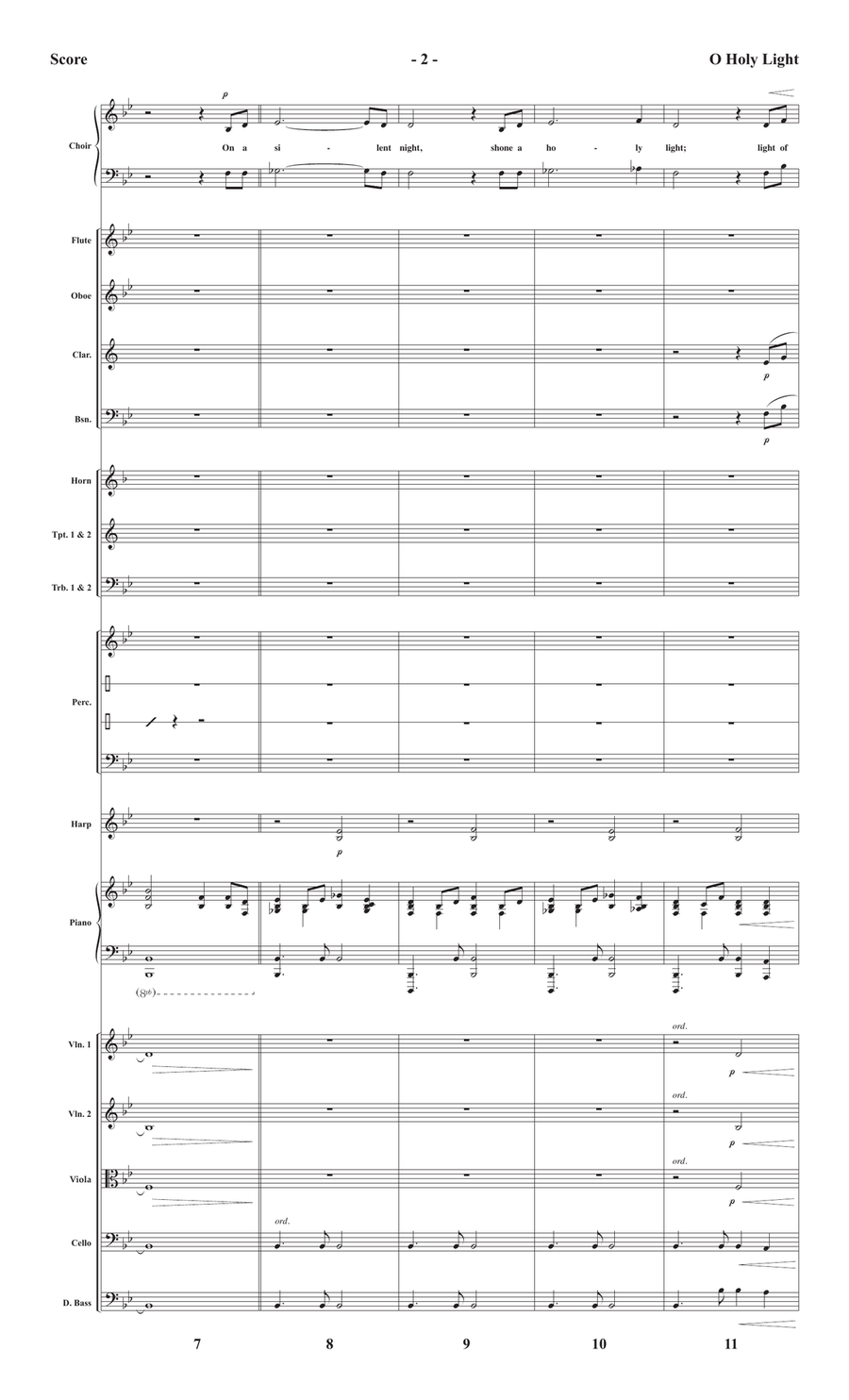 O Holy Light - Orchestration (Digital Download) Score scores gallery preview page 2