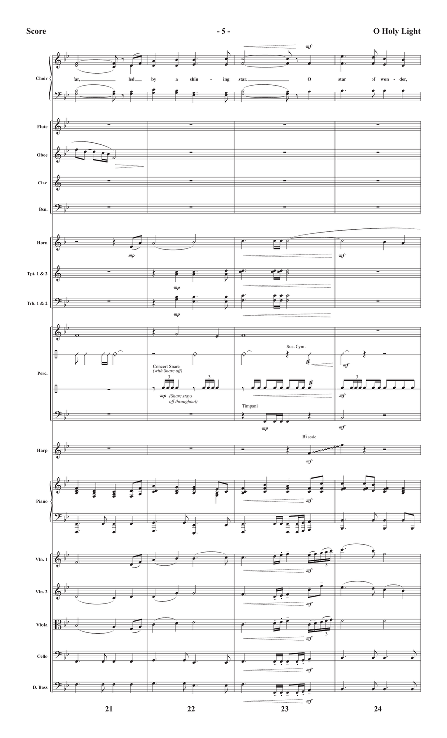 O Holy Light - Orchestration (Digital Download) Score scores gallery preview page 5