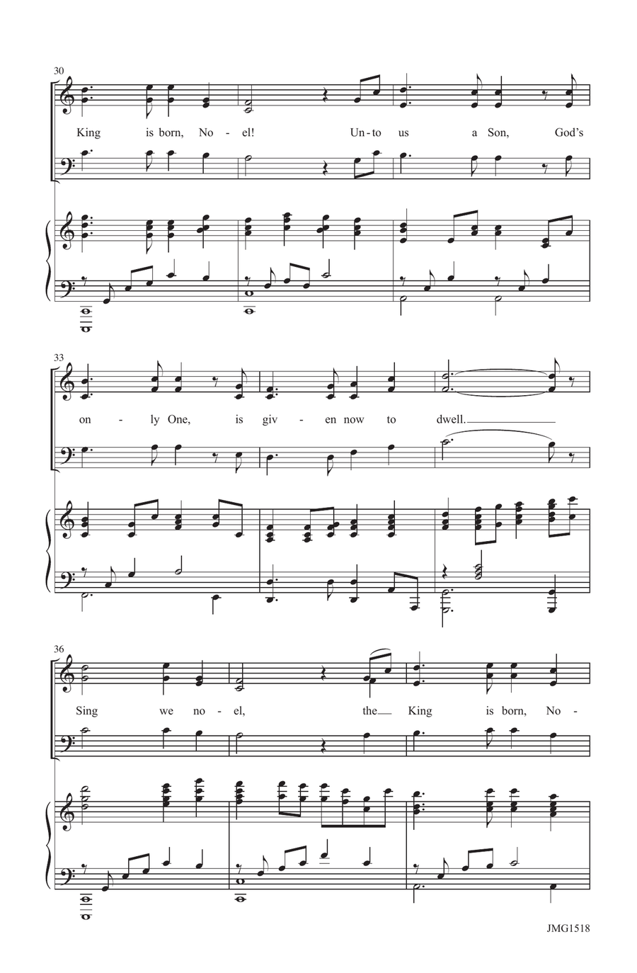 Sing We Noel - SAB Sing We Noel - SAB 3-Part scores gallery preview page 5