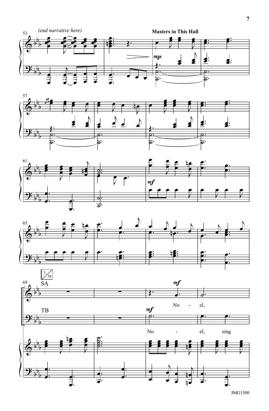Hope Has Dawned, Noel! - SATB 4-Part scores gallery preview page 5