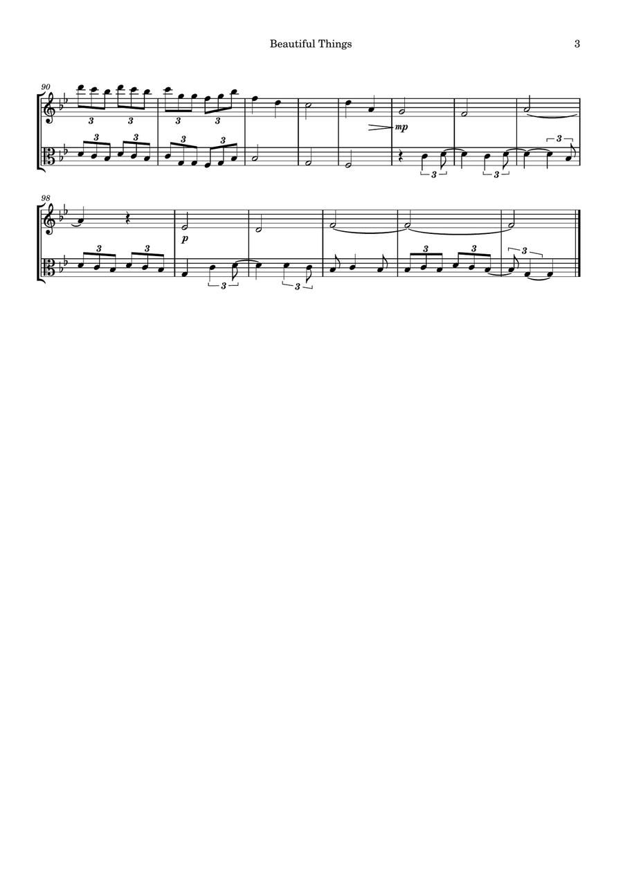 Beautiful Things String Duet scores gallery preview page 3