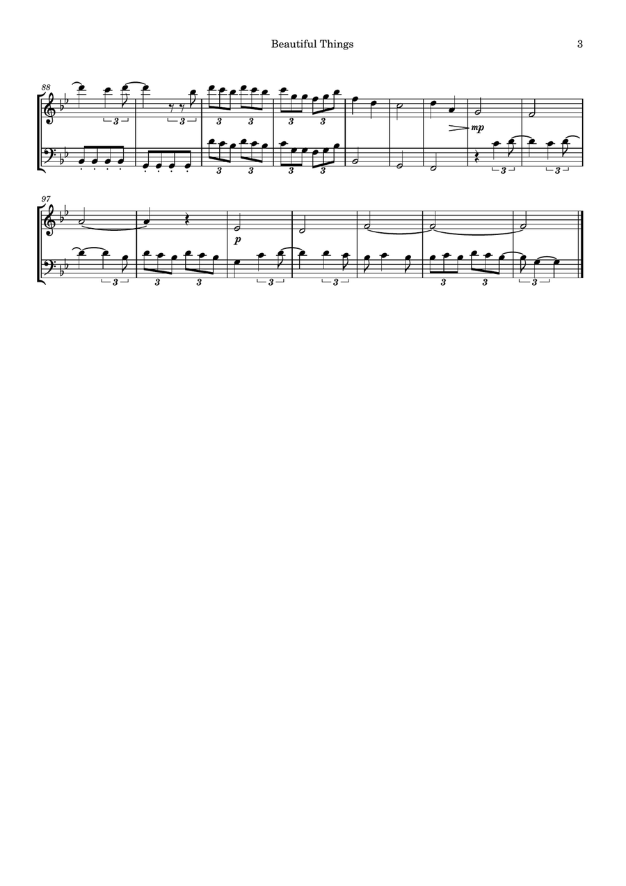 Beautiful Things String Duet scores gallery preview page 3