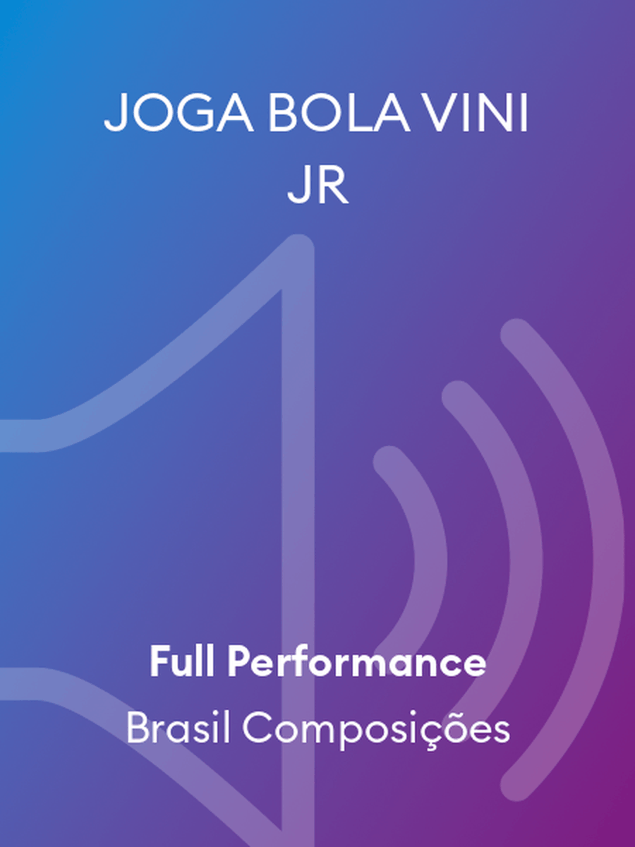JOGA BOLA VINI JR JOGA BOLA VINI JR Performance MP3 scores gallery preview page 1