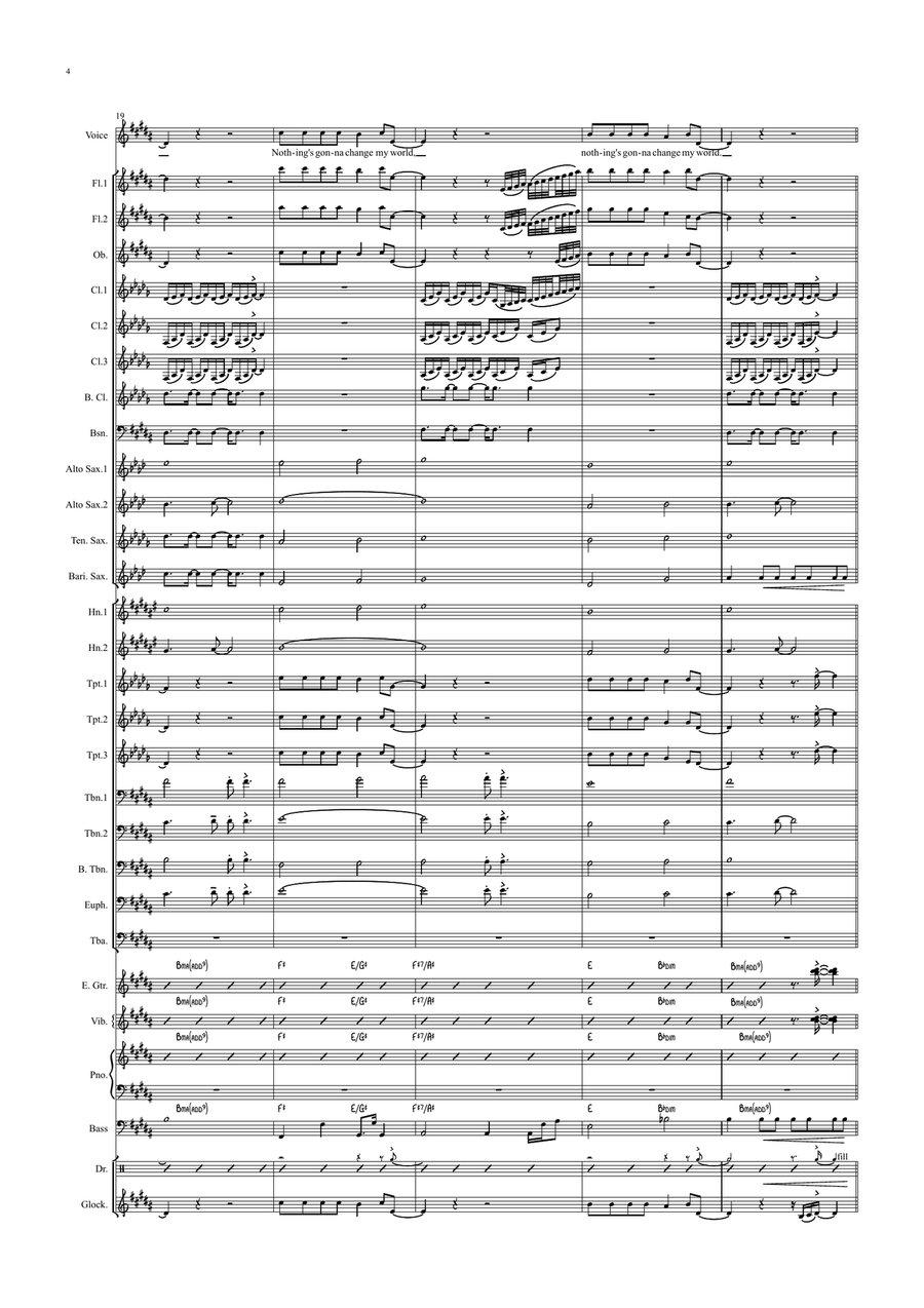 Across The Universe Across The Universe Concert Band scores gallery preview page 4