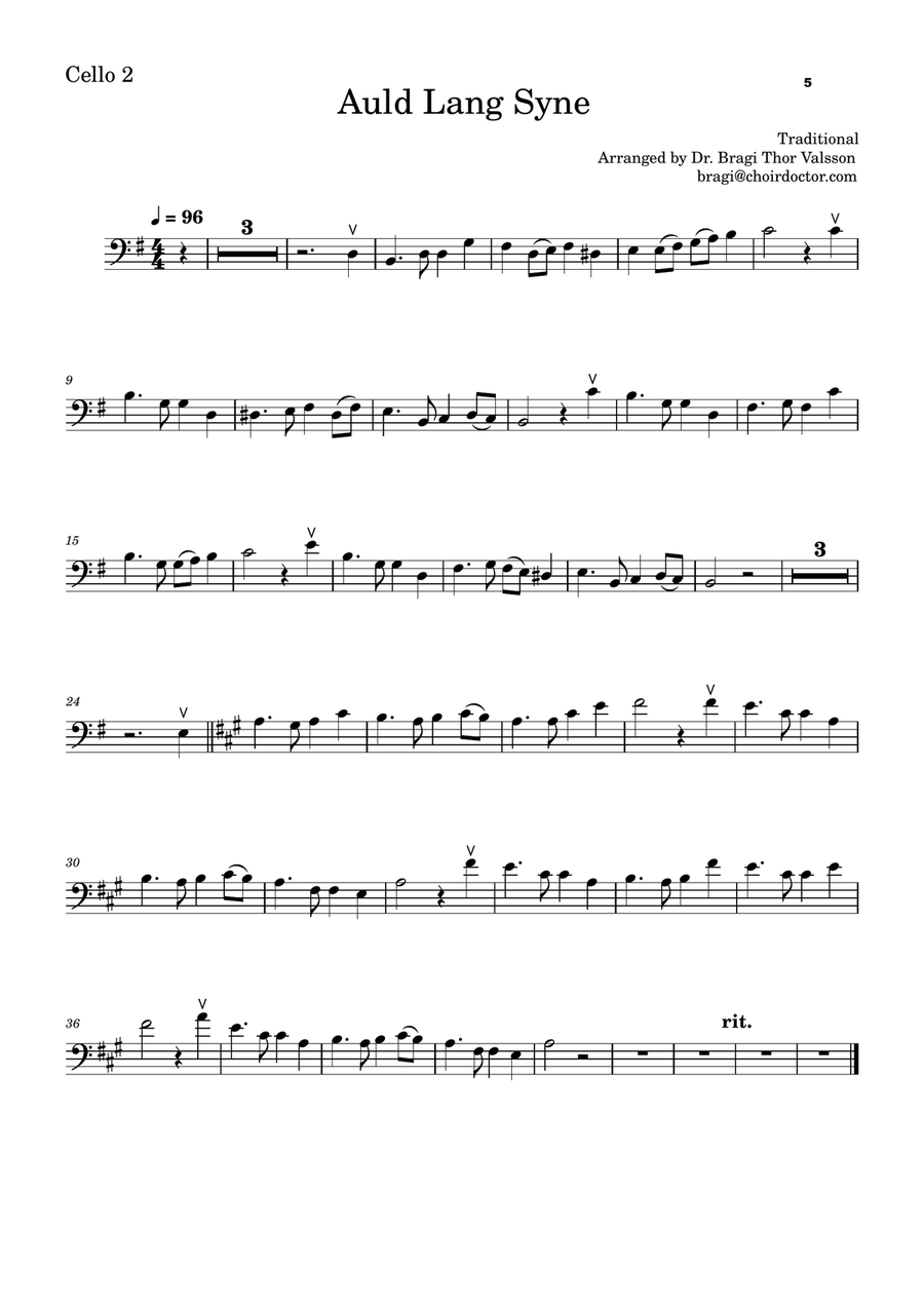 Five Christmas Songs for two Cellos - volume 3 String Duet scores gallery preview page 6