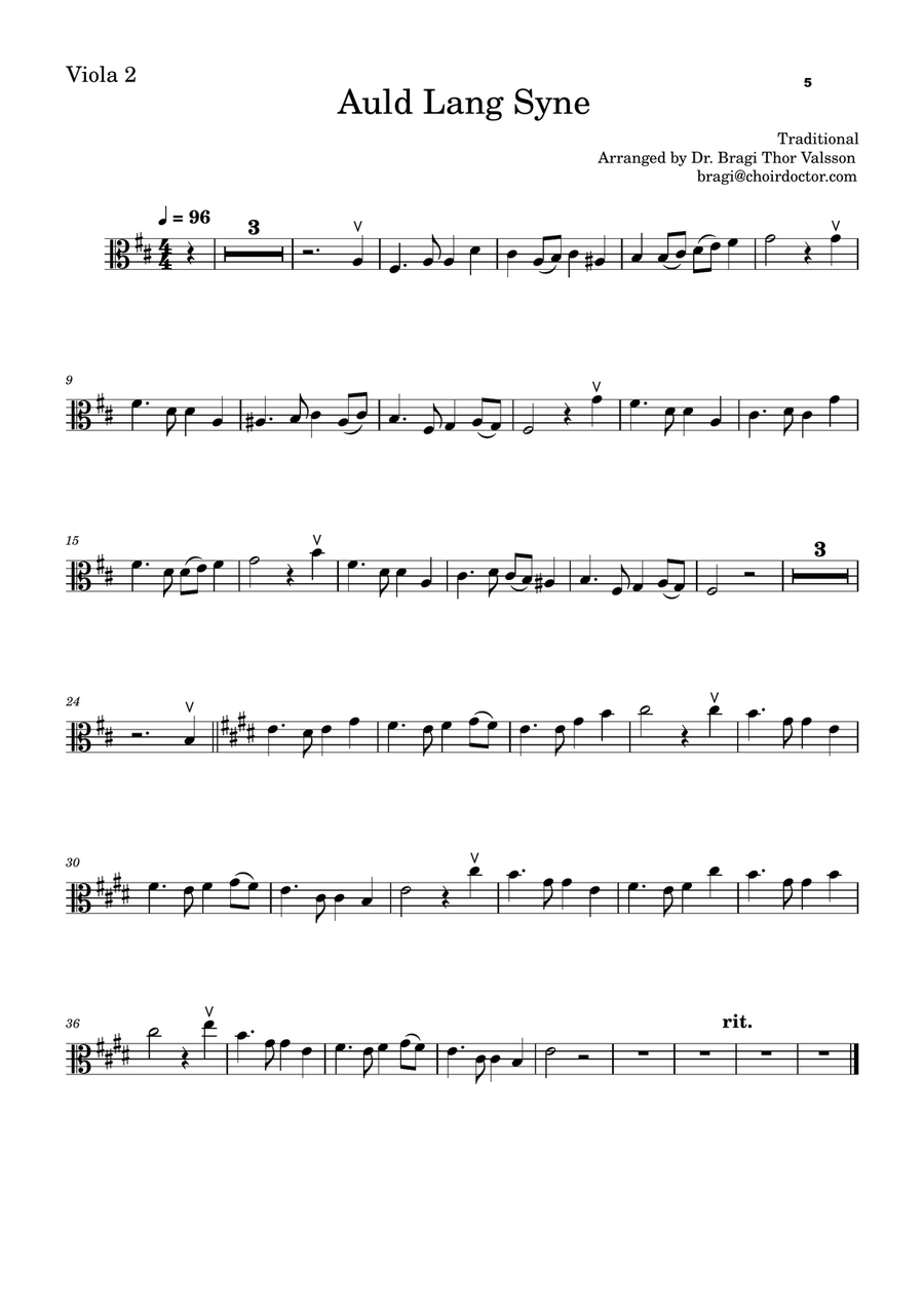 Five Christmas Songs for two Violas - volume 3 String Duet scores gallery preview page 6