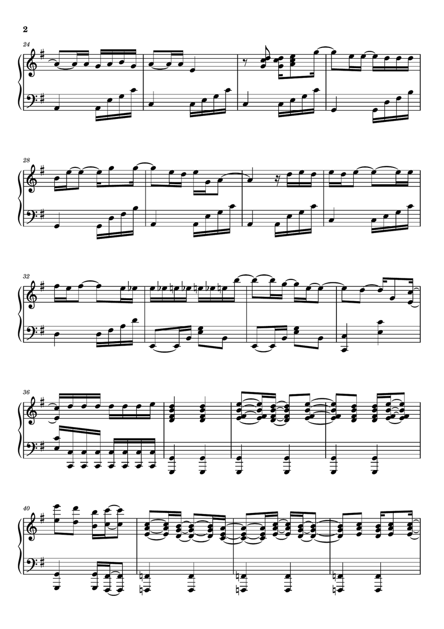Bennie And The Jets Bennie And The Jets Piano Solo scores gallery preview page 2