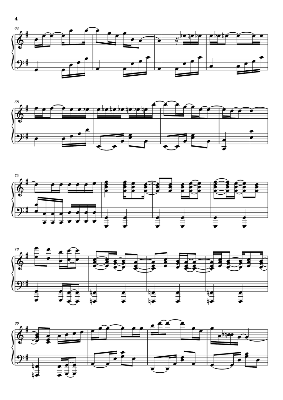 Bennie And The Jets Bennie And The Jets Piano Solo scores gallery preview page 4