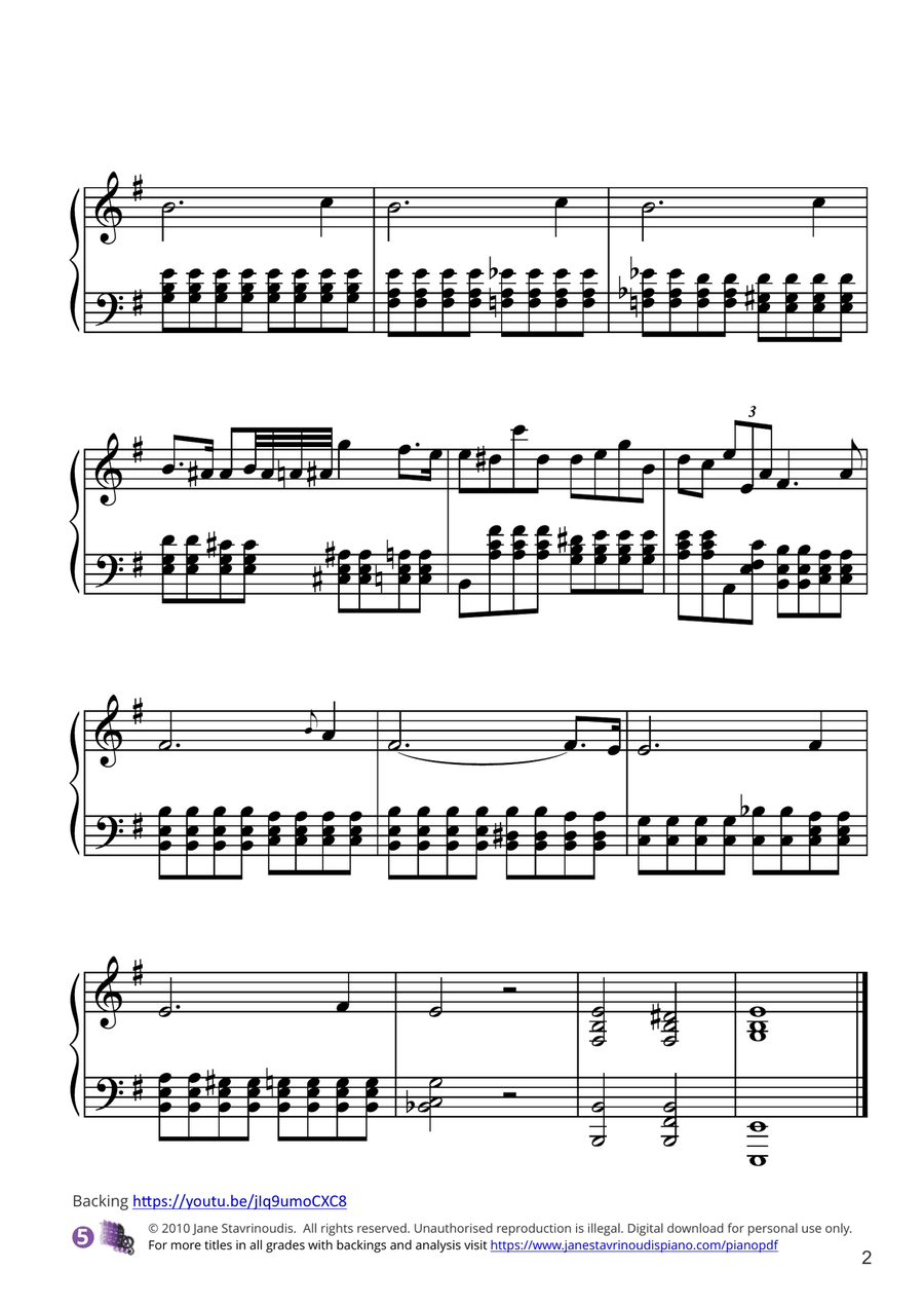 Prelude Op.28 No.4 Piano Solo scores gallery preview page 2