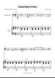 Amazing Grace - Double Bass & Piano (Easy Arrangement)