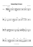 Title Amazing Grace - TUBA SOLO (Easy Sheet Music)