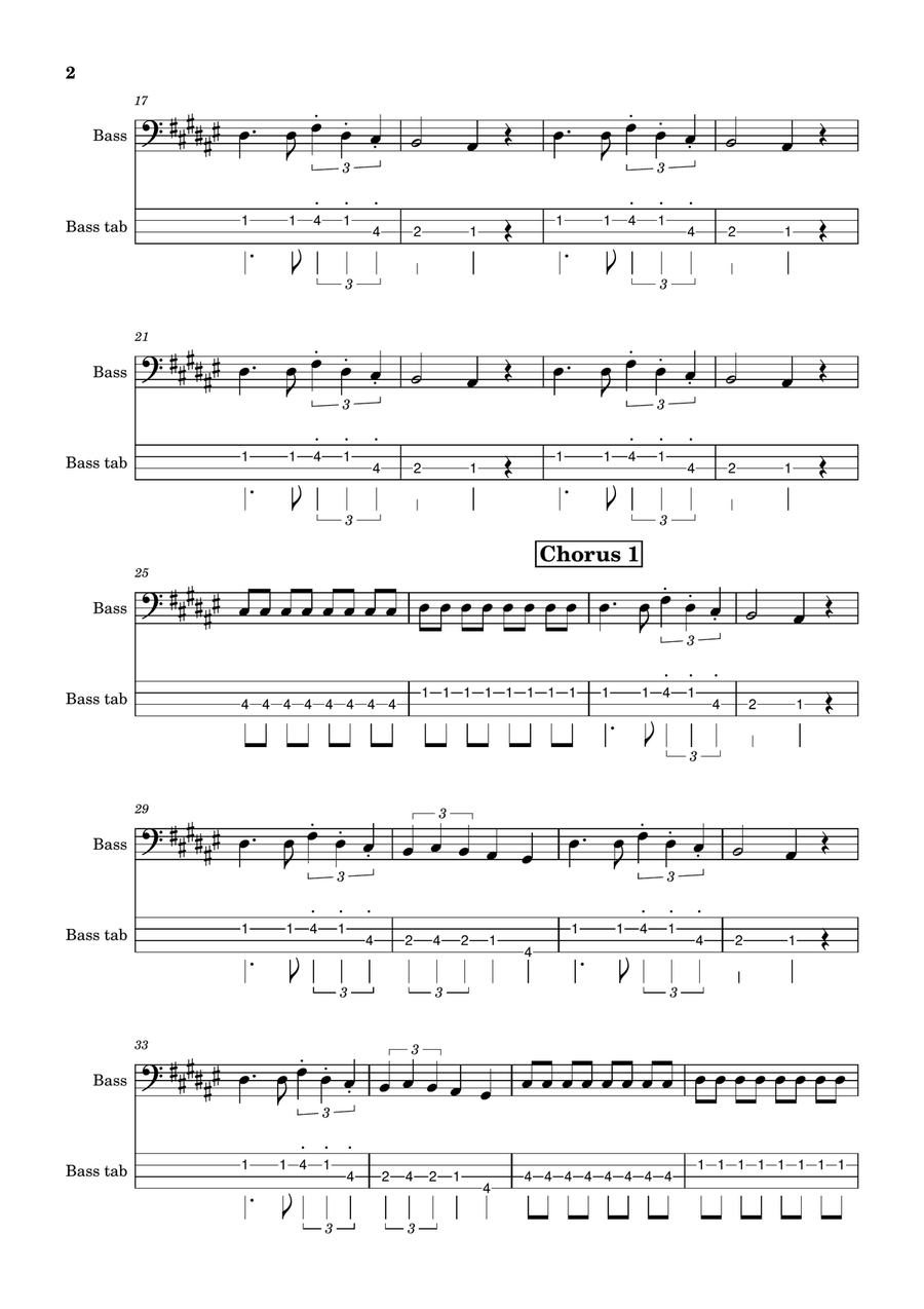 Seven Nation Army Seven Nation Army Acoustic Guitar scores gallery preview page 2