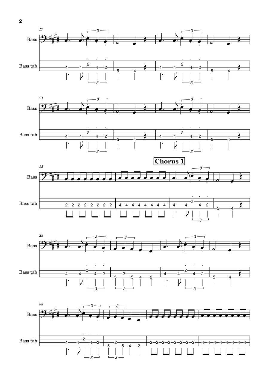 Seven Nation Army Seven Nation Army Acoustic Guitar scores gallery preview page 2