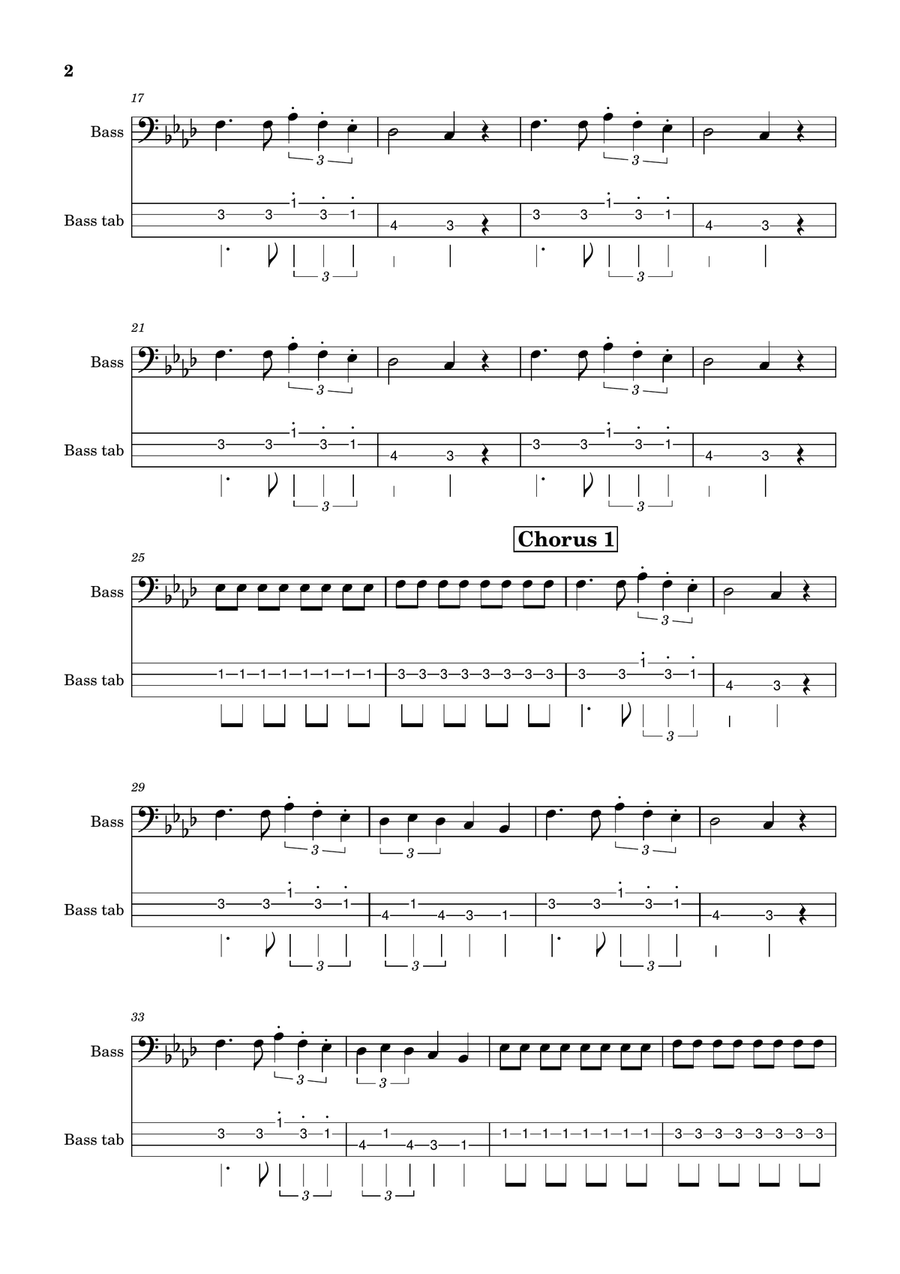 Seven Nation Army Seven Nation Army Acoustic Guitar scores gallery preview page 2