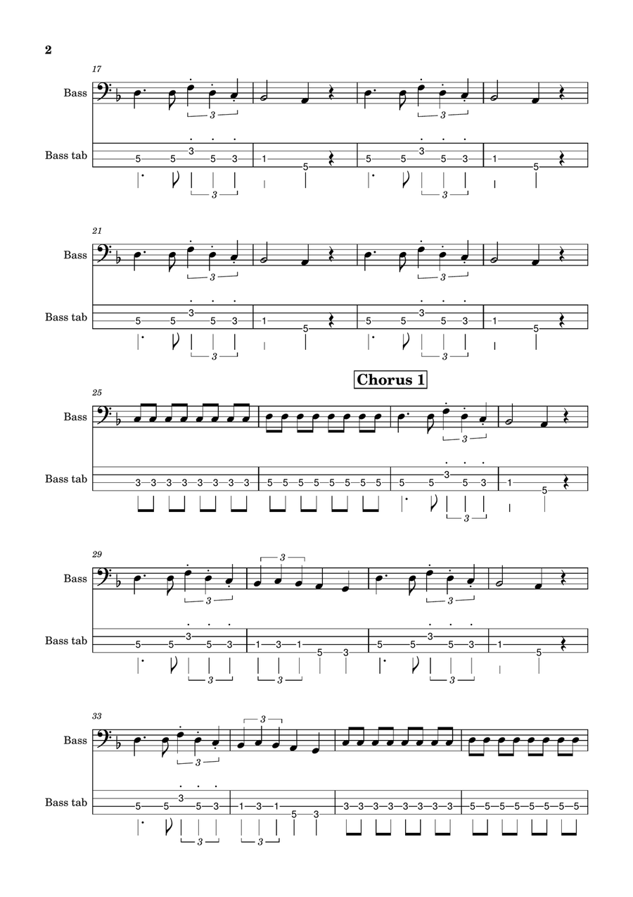 Seven Nation Army Seven Nation Army Acoustic Guitar scores gallery preview page 2