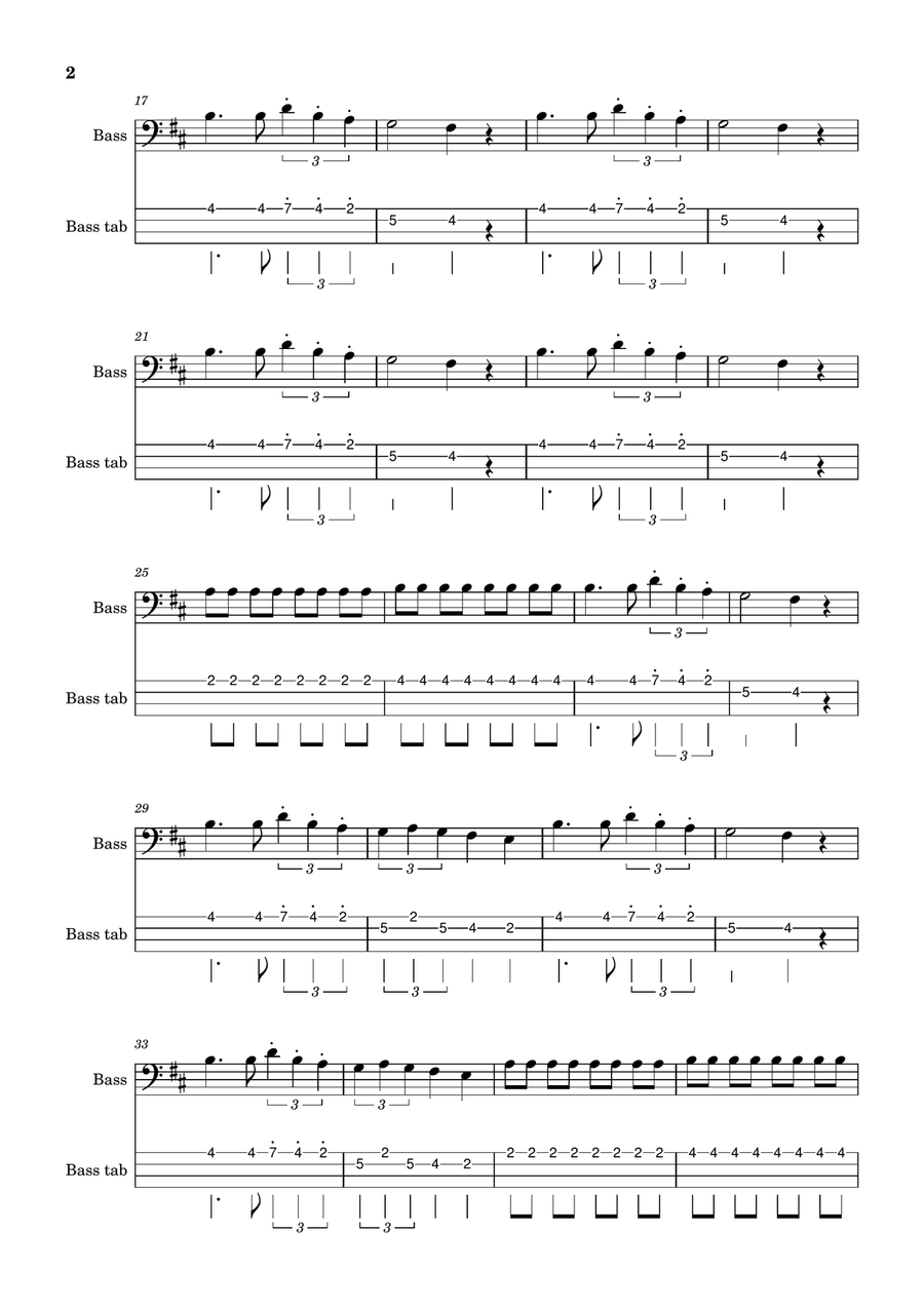 Seven Nation Army Seven Nation Army Acoustic Guitar scores gallery preview page 2