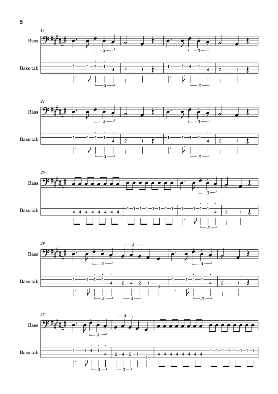 Seven Nation Army Seven Nation Army Acoustic Guitar scores gallery preview page 2