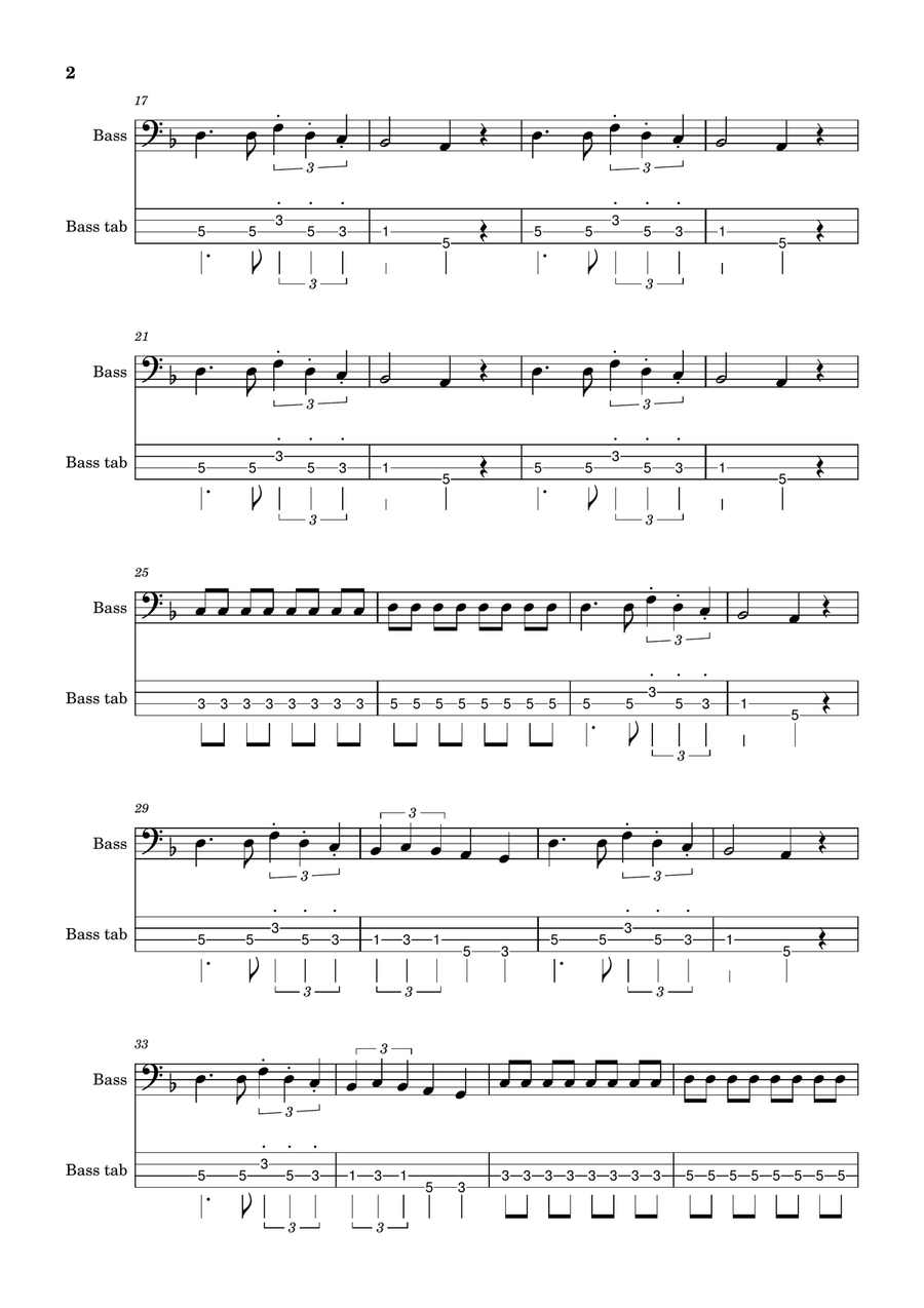Seven Nation Army Seven Nation Army Acoustic Guitar scores gallery preview page 2