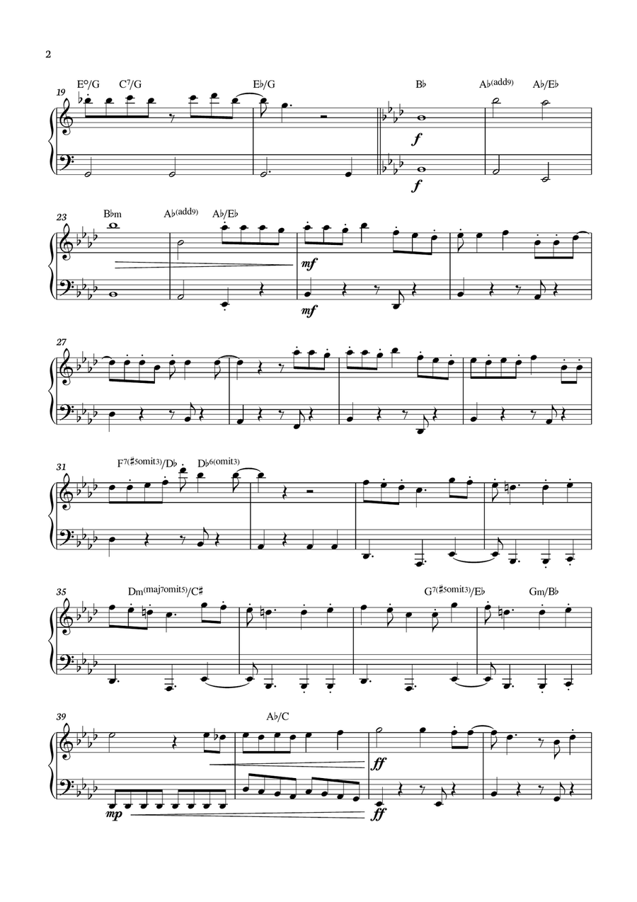 I Feel Alive I Feel Alive Piano Solo scores gallery preview page 2