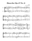 Mazurka (Op. 67 No. 2)
