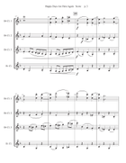 Happy Days Are Here Again Clarinet Quartet scores gallery preview page 4