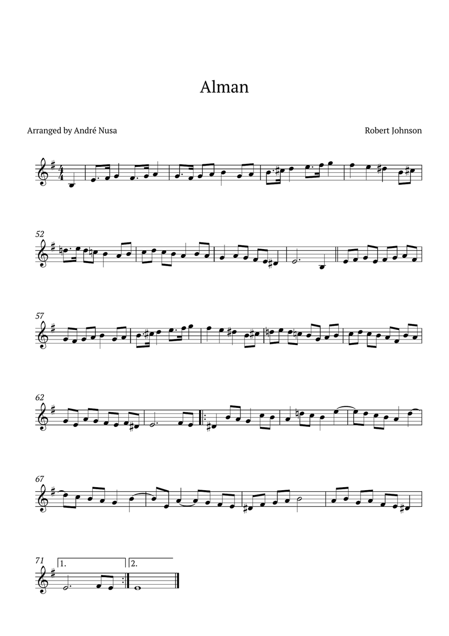 Alman B-Flat Trumpet scores gallery preview page 1