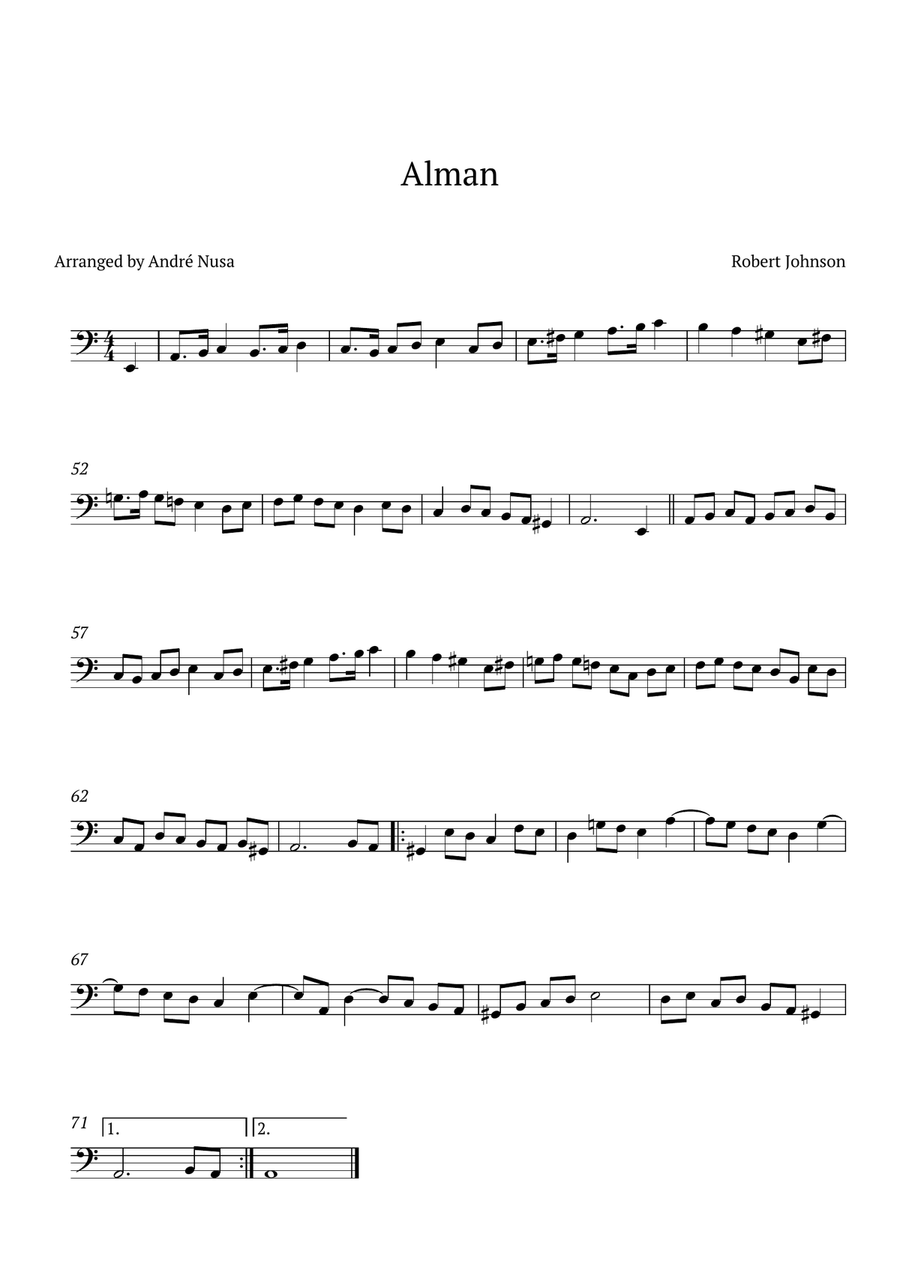 Alman Bassoon Solo scores gallery preview page 1