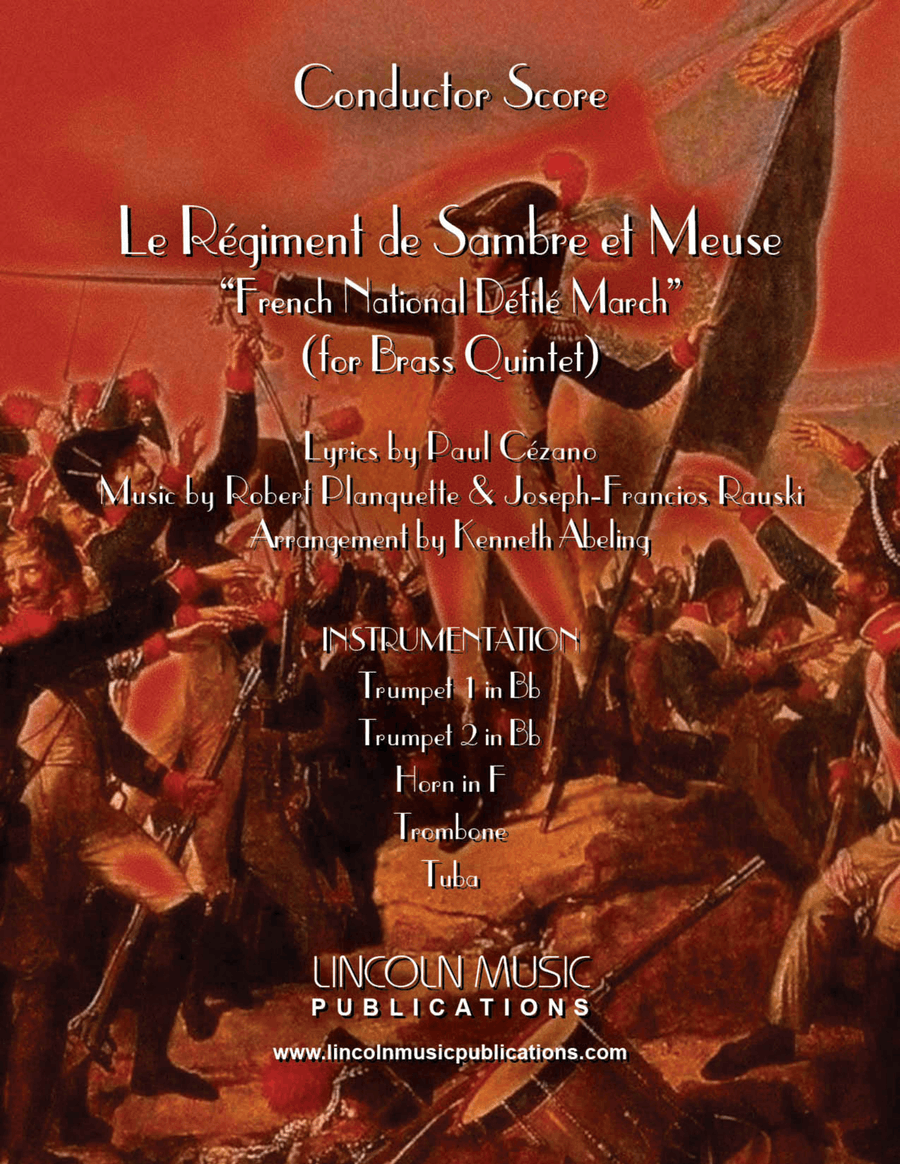 Le Regiment de Sambre et Meuse (for Brass Quintet) Brass Quintet scores gallery preview page 1