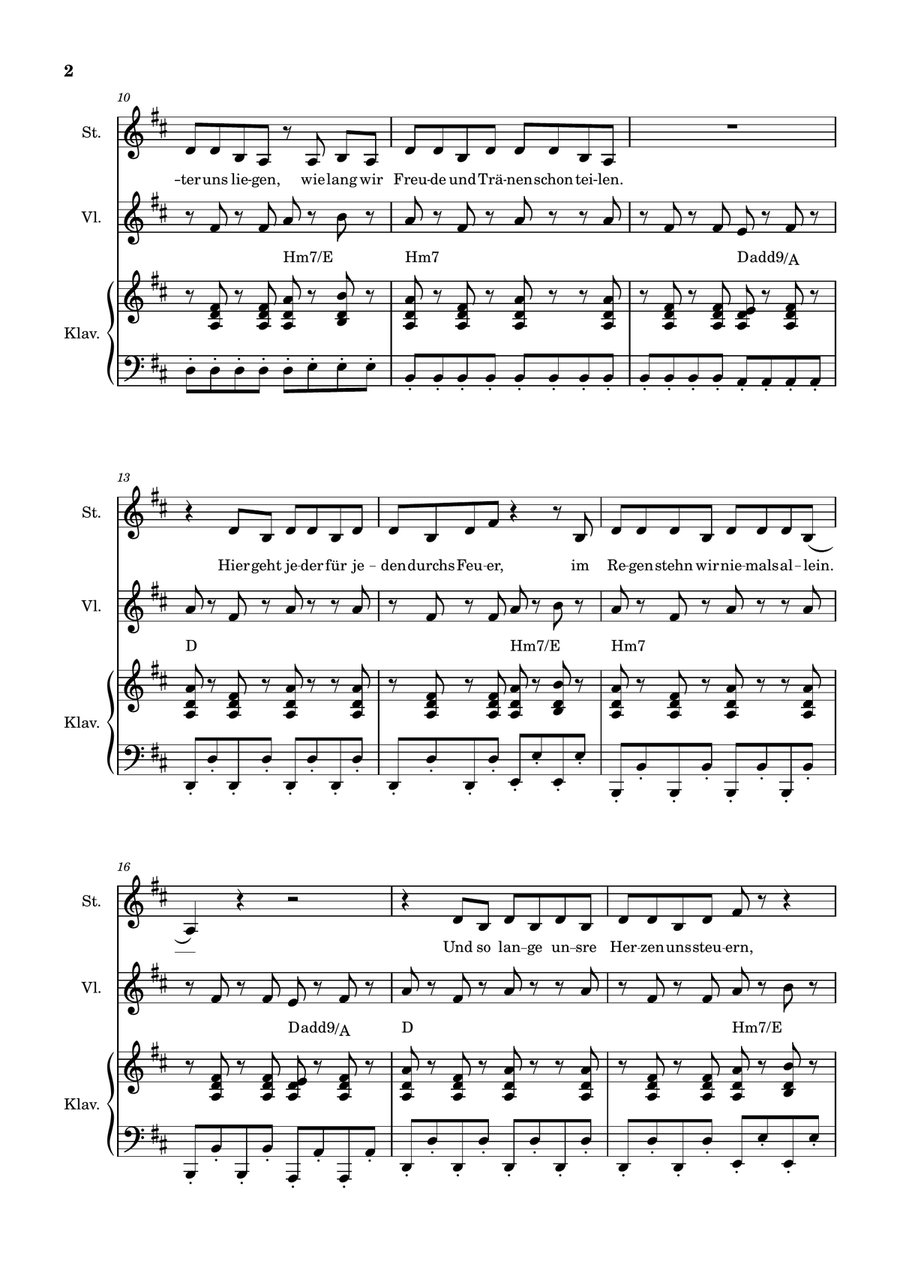 Auf Uns Auf Uns Piano, Vocal scores gallery preview page 2