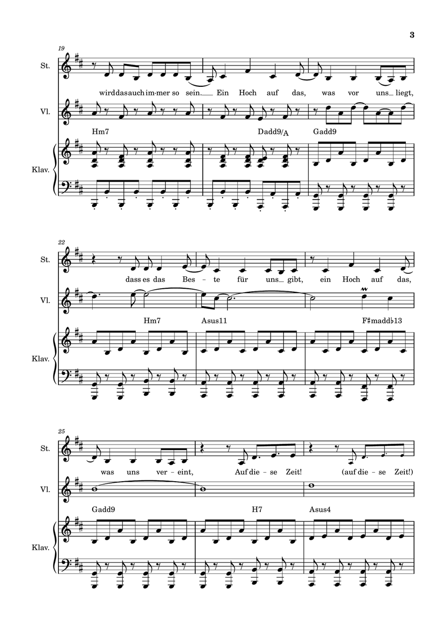 Auf Uns Auf Uns Piano, Vocal scores gallery preview page 3