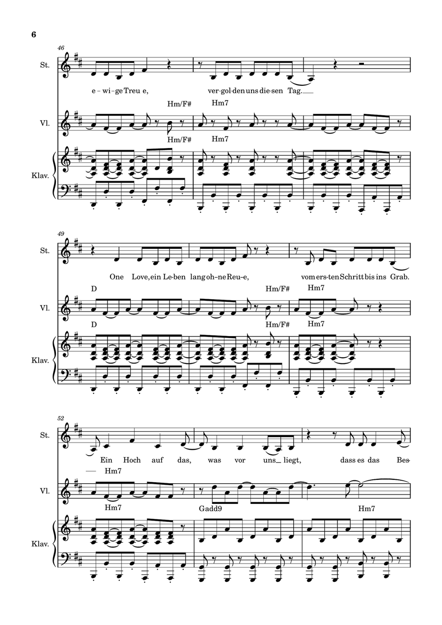 Auf Uns Auf Uns Piano, Vocal scores gallery preview page 6