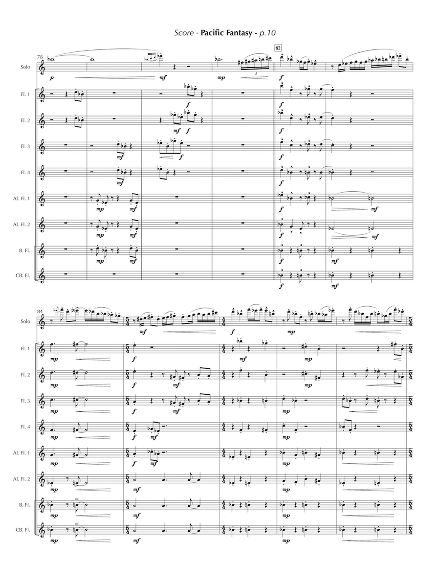Pacific Fantasy Pacific Fantasy Chamber Music scores gallery preview page 2