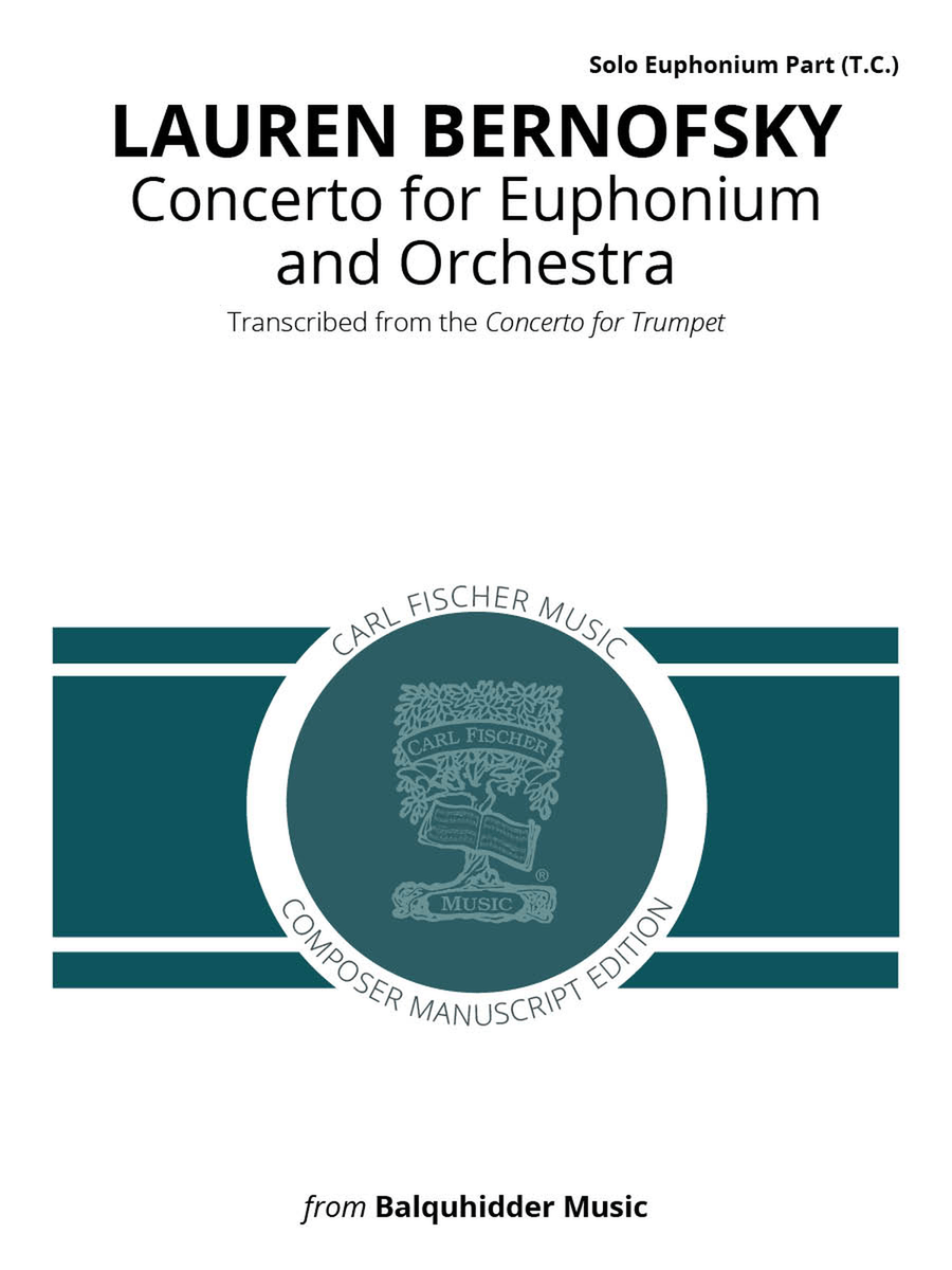 Concerto for Euphonium and Orchestra Orchestra scores gallery preview page 1