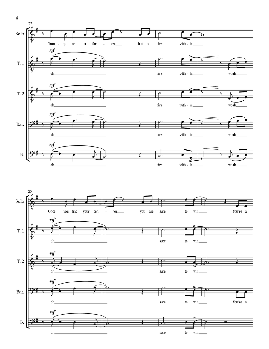 I'll Make A Man Out Of You Divisi scores gallery preview page 4