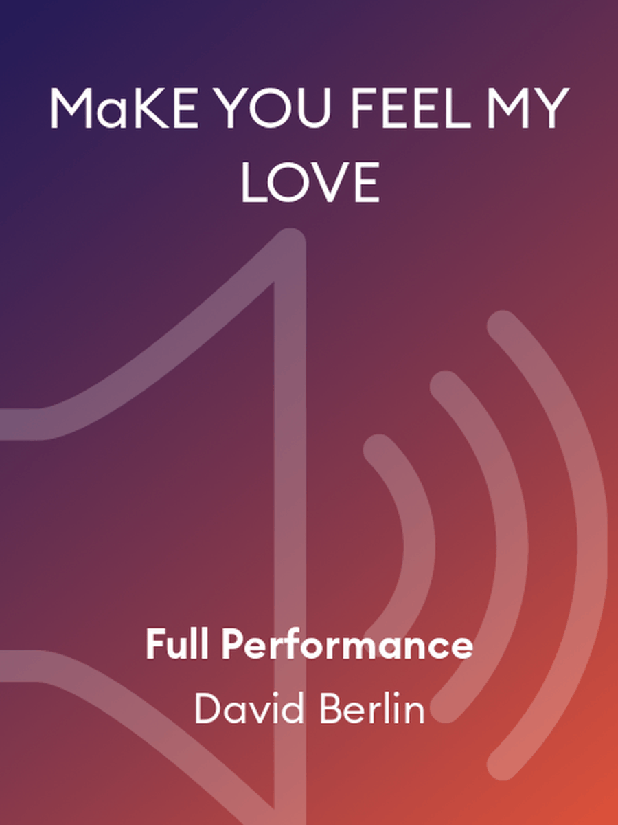 MaKE YOU FEEL MY LOVE Chamber Music scores gallery preview page 1