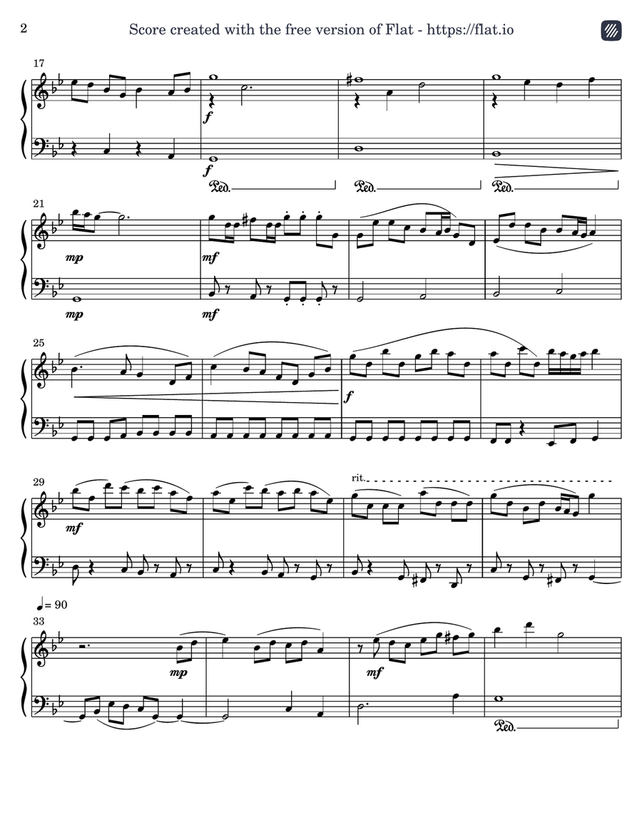 Hallowed Graves Hallowed Graves Piano Solo scores gallery preview page 2