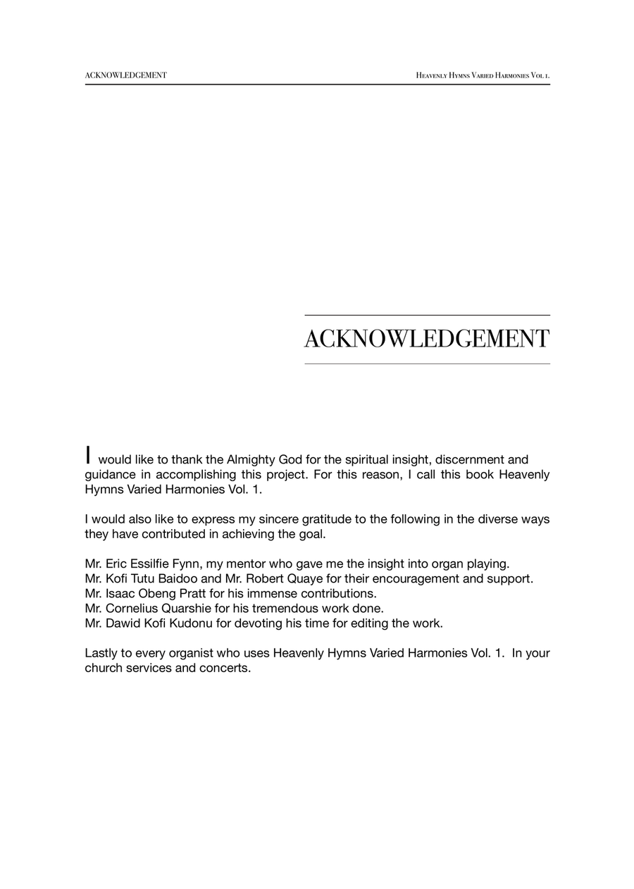 Heavenly Hymns Varied Harmonies Volume 1 Organ Solo scores gallery preview page 6