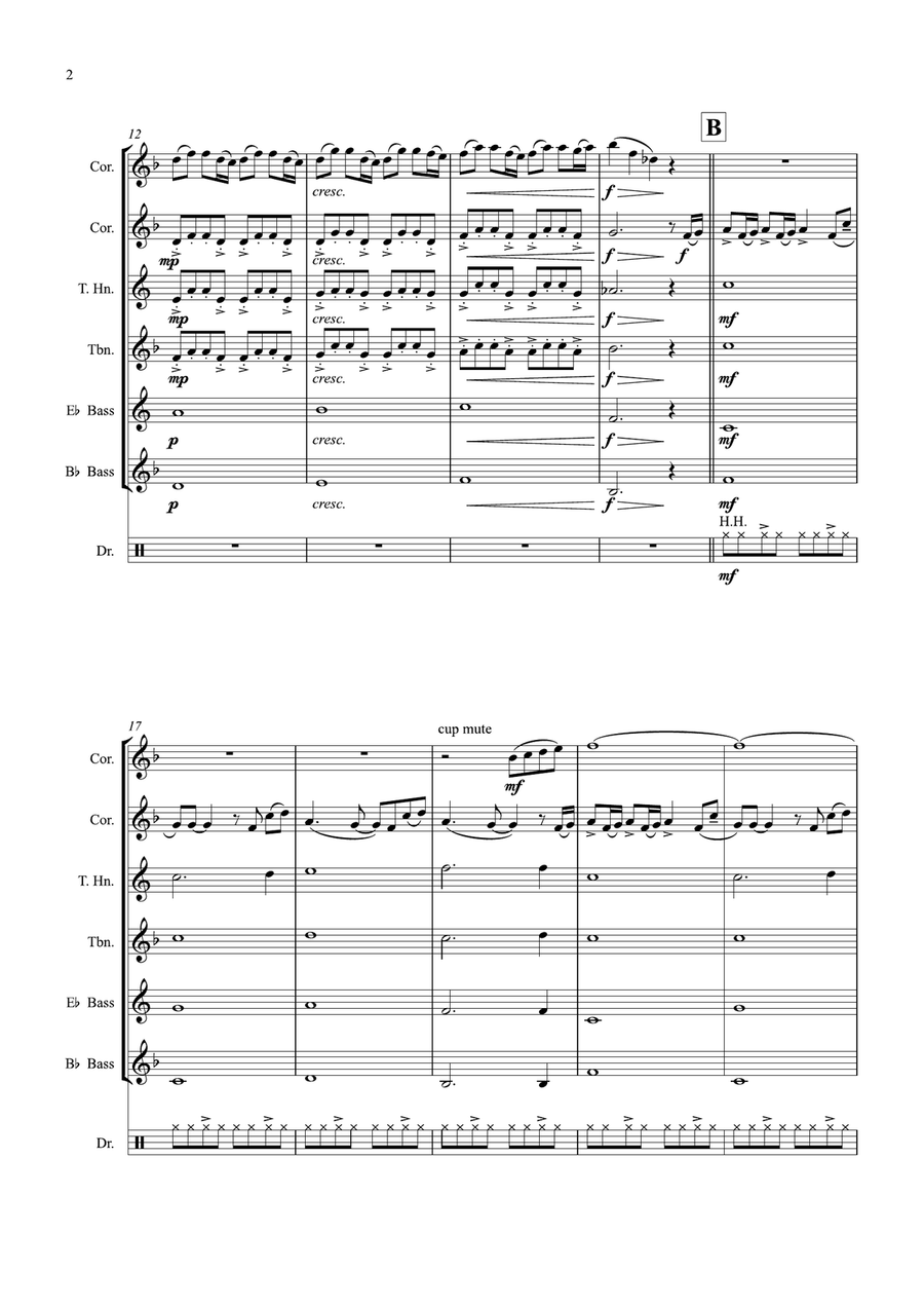How Far I'll Go How Far I'll Go Brass Quintet scores gallery preview page 2