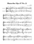 Mazurka (Op. 67 No. 2)