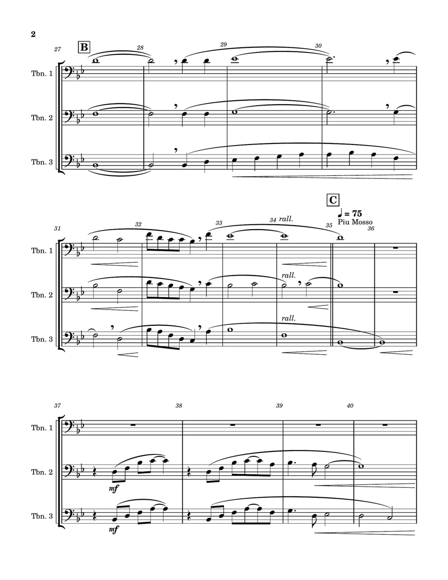Morning's Light Morning's Light Small Ensemble scores gallery preview page 2