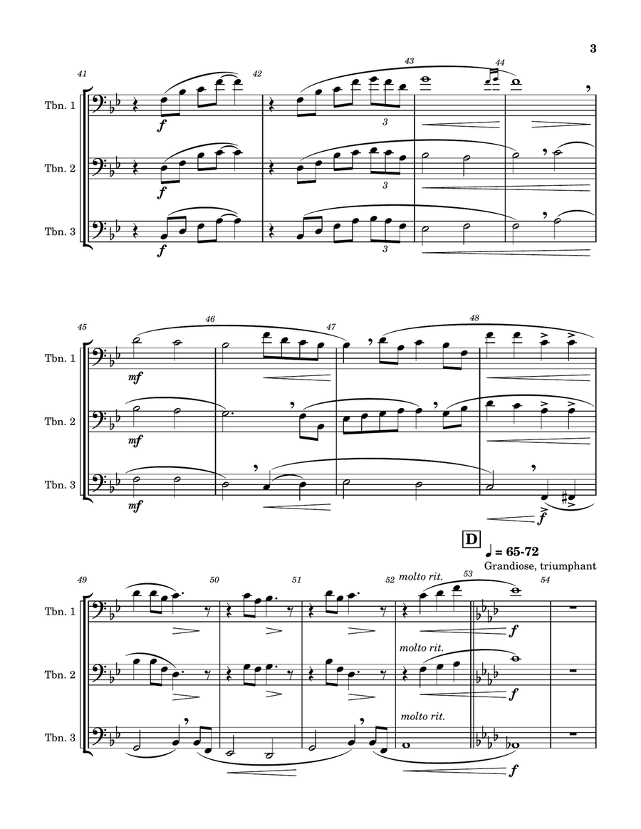 Morning's Light Morning's Light Small Ensemble scores gallery preview page 3