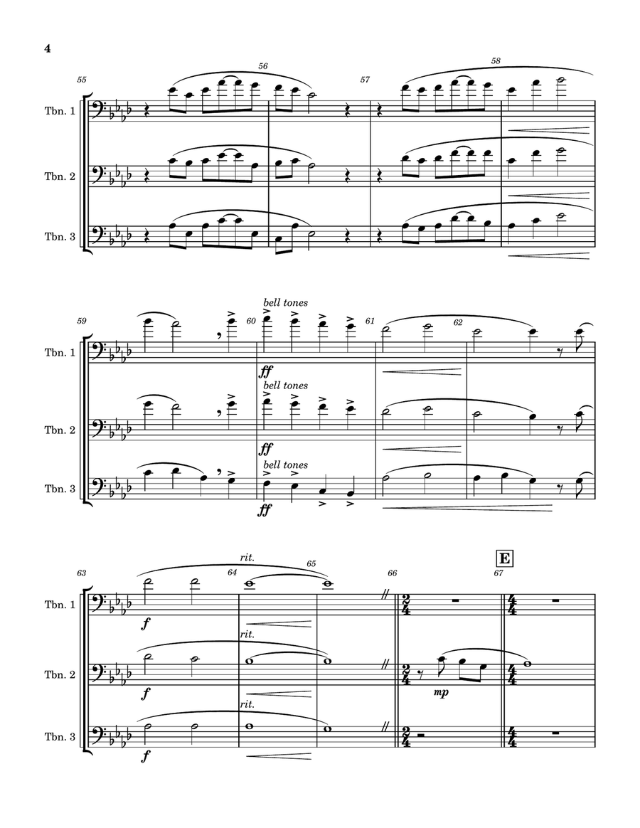 Morning's Light Morning's Light Small Ensemble scores gallery preview page 4