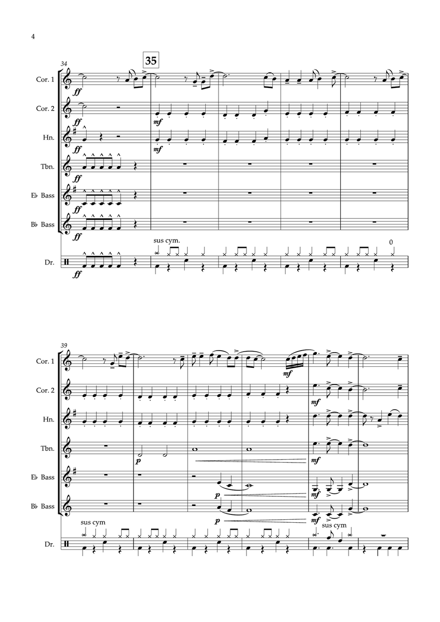 Let It Go Let It Go Brass Quintet scores gallery preview page 4