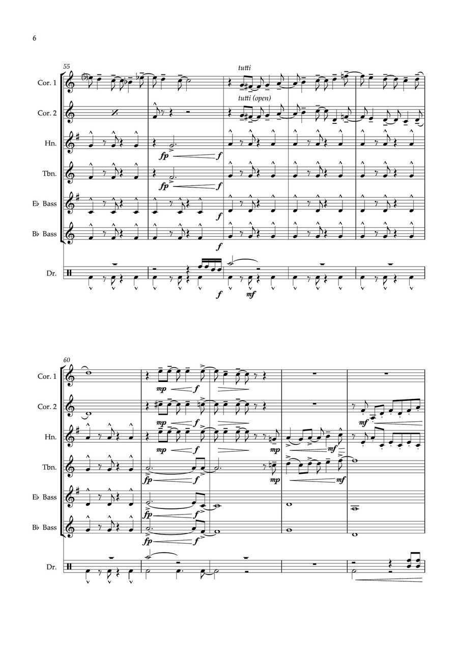 Let It Go Let It Go Brass Quintet scores gallery preview page 6