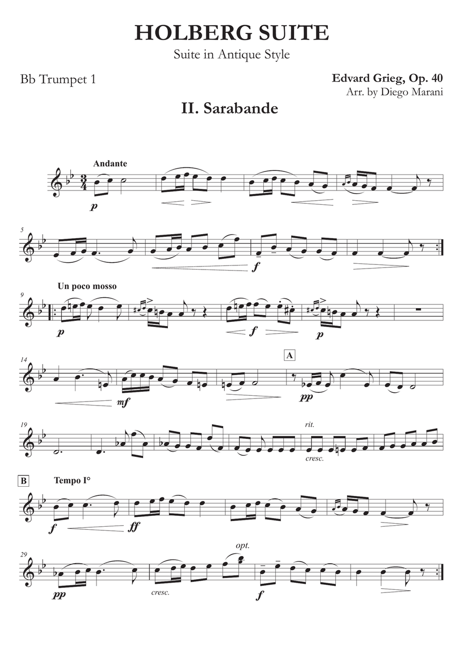Sarabande from 